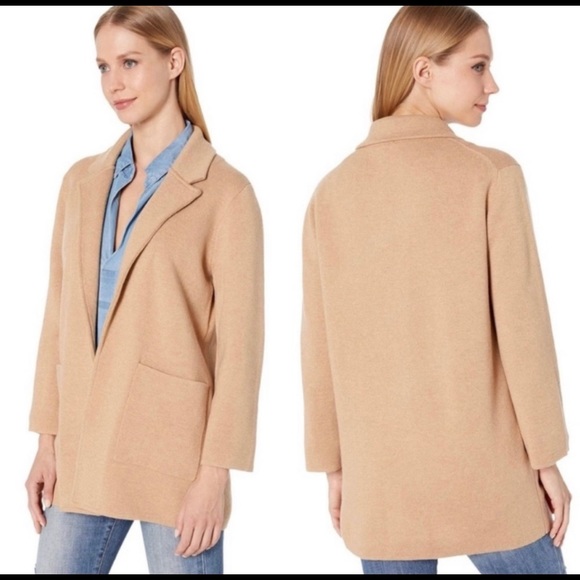 J. Crew Jackets & Blazers - J. CREW SOPHIE CAMEL SWEATER BLAZER